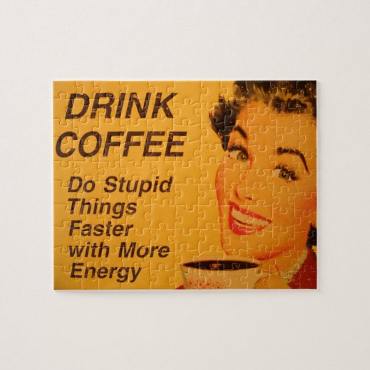 愚かなことをもっと速く行う ジグソーパズル (横)