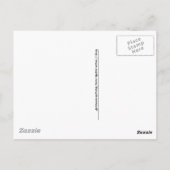 愚かなことをもっと速く行う ポストカード (裏面)