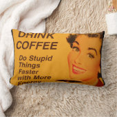 愚かなことをもっと速く行う ランバークッション (ブランケット)