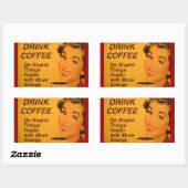 愚かなことをもっと速く行う 長方形シール (シート)