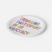 愚かなアンチトランプの不本意な参加者 ペーパープレート (アングル)