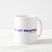 愚かなインクジェットプリンタ! コーヒーマグカップ (正面右)