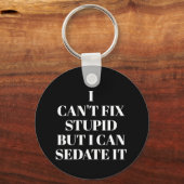 愚かなキーチェーンを修正できない キーホルダー (裏面)