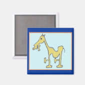 愚かなスタリオンマグネット マグネット (正面/裏面)