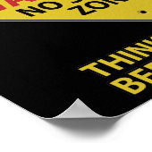 愚かなゾーンなし ポスター (角)