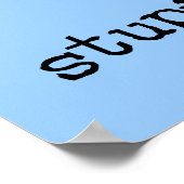 愚かなポスタおもしろいー ポスター (角)