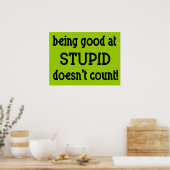 愚かなポスターが上手おもしろいだ ポスター (キッチン)