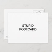 愚かなポストカード ポストカード (正面/裏面)