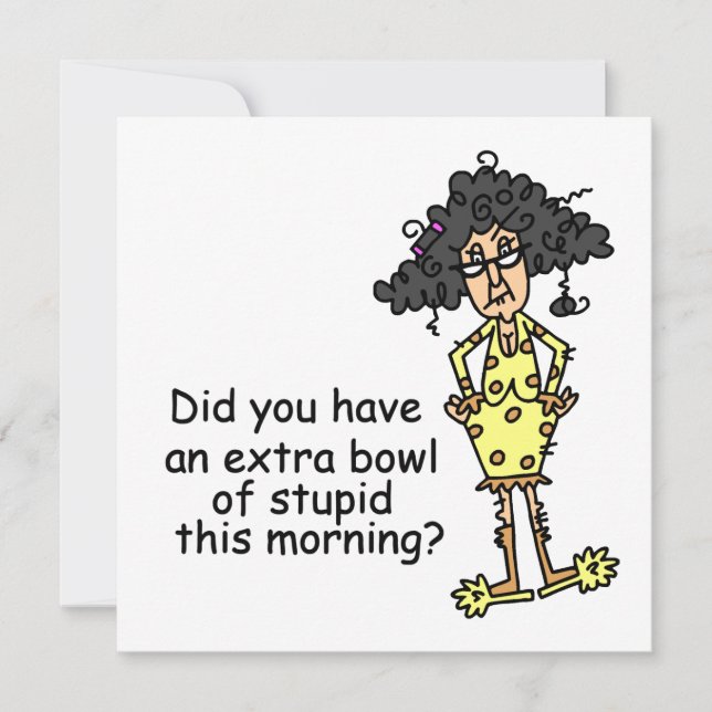 愚かなユーモア (正面)