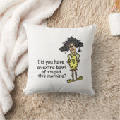 愚かなユーモア クッション (ブランケット)