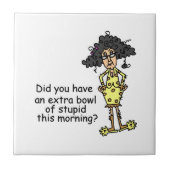 愚かなユーモア タイル (正面)