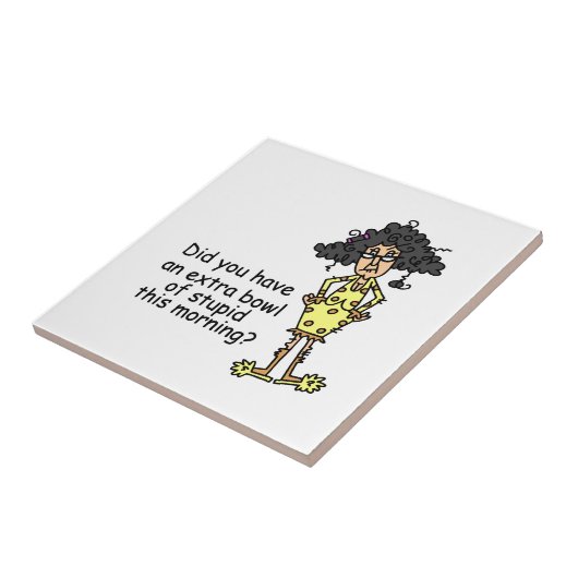 愚かなユーモア タイル (側面)