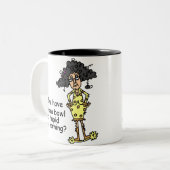 愚かなユーモア ツートーンマグカップ (正面左)