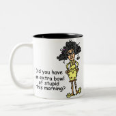 愚かなユーモア ツートーンマグカップ (左)