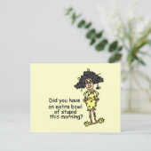 愚かなユーモア ポストカード (スタンド正面)