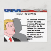 愚かな事トランプははがき土産を言った ポストカード (正面)