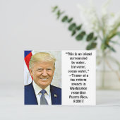 愚かな事切り株が言う、はがき形見 ポストカード (スタンド正面)