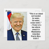 愚かな事切り株が言う、はがき形見 ポストカード (正面/裏面)