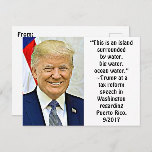 愚かな事切り株が言う、はがき形見 ポストカード (正面/裏面)