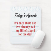 愚かな人々に対処に疲れさせている マウスパッド (マウス)