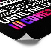 愚かな人々のようなグロースティックことわざ引用文 ポスター (角)