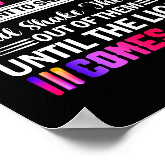 愚かな人々のようなグロースティックことわざ引用文 ポスター (角)