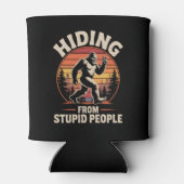 愚かな人々のビッグフットのビールクーラーボックスから隠れる 缶クーラー (裏面)