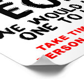 愚かな人々のポスターなおもしろいしで ポスター (角)