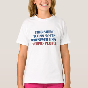 愚かな人々のユーモアシャツ – 選択スタイル Tシャツ