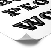 愚かな人々は私にポスターを許さおもしろいない ポスター (角)