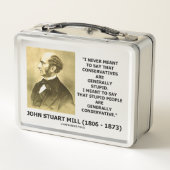 愚かな人々は、一般に保守的なミル・クテである メタルランチボックス (裏面)