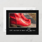 愚かな人が問題であり、醜い人ではない ポストカード (正面/裏面)