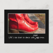 愚かな人が問題であり、醜い人ではない ポストカード (正面)