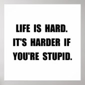 愚かな人生 ポスター (正面)