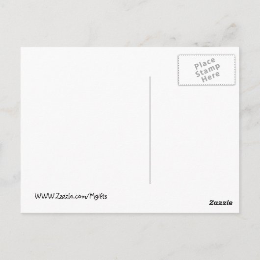 愚かな人間 ポストカード (裏面)