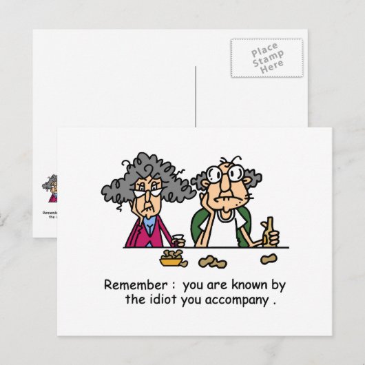 愚かな会社 ポストカード (正面/裏面)