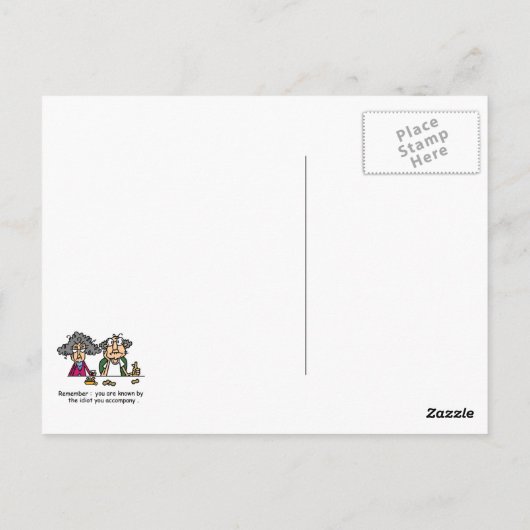 愚かな会社 ポストカード (裏面)