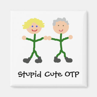 愚かな可愛いOTPサム/ジャック磁石 マグネット