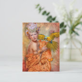 愚かな女の子ポストカード ポストカード (スタンド正面)