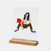 愚かな女 アクリルサイン (傾斜)