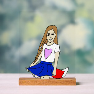 愚かな女 アクリルサイン