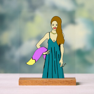 愚かな女 アクリルサイン