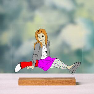 愚かな女 アクリルサイン