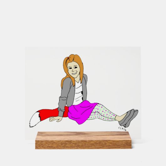 愚かな女 アクリルサイン (正面)