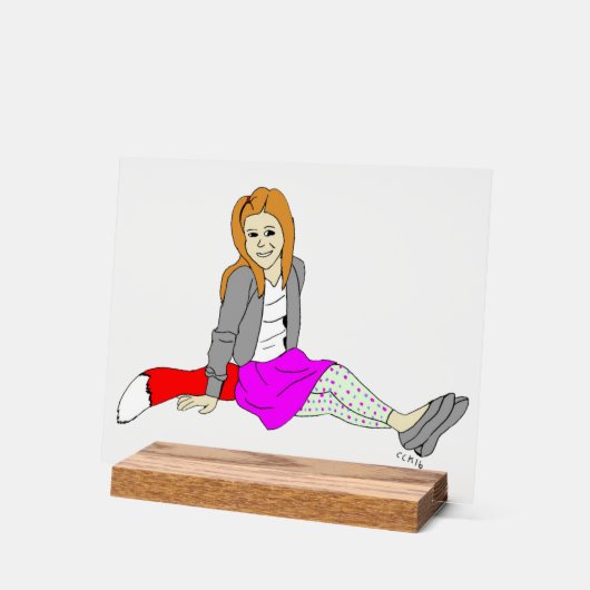 愚かな女 アクリルサイン (傾斜)