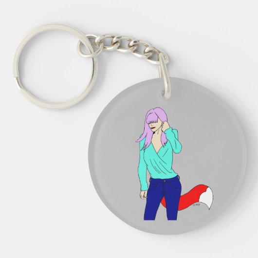 愚かな女 キーホルダー (正面)