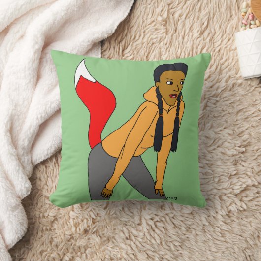 愚かな女 クッション (ブランケット)