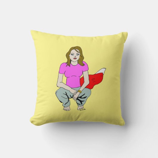 愚かな女 クッション (正面)