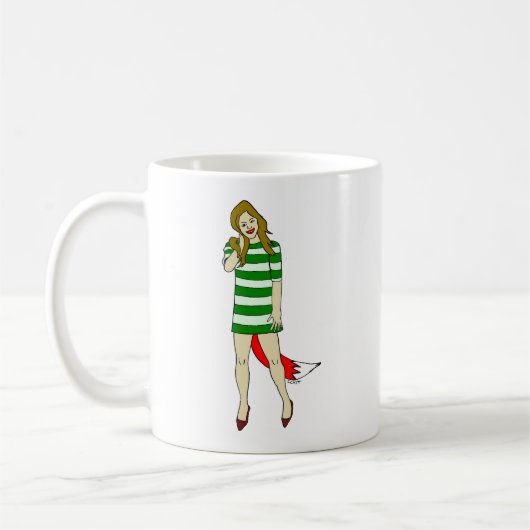 愚かな女 コーヒーマグカップ (左)