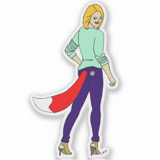 愚かな女 シール (正面)